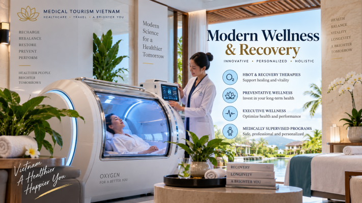 Modern wellness and recovery in Vietnam with medically supervised wellness and hyperbaric
